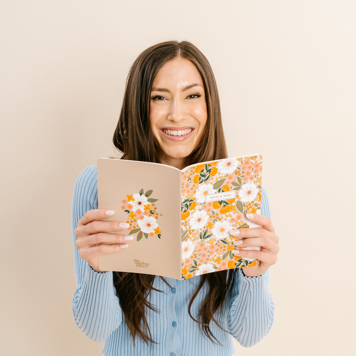 Sweet Meadow Orange Notebook