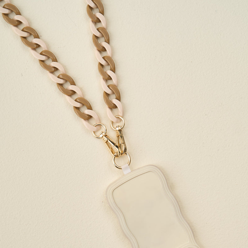 Duo Natural Hold the Phone Crossbody Chain