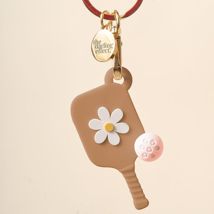 Sandstone Tiny Pickleball Paddle Keychain