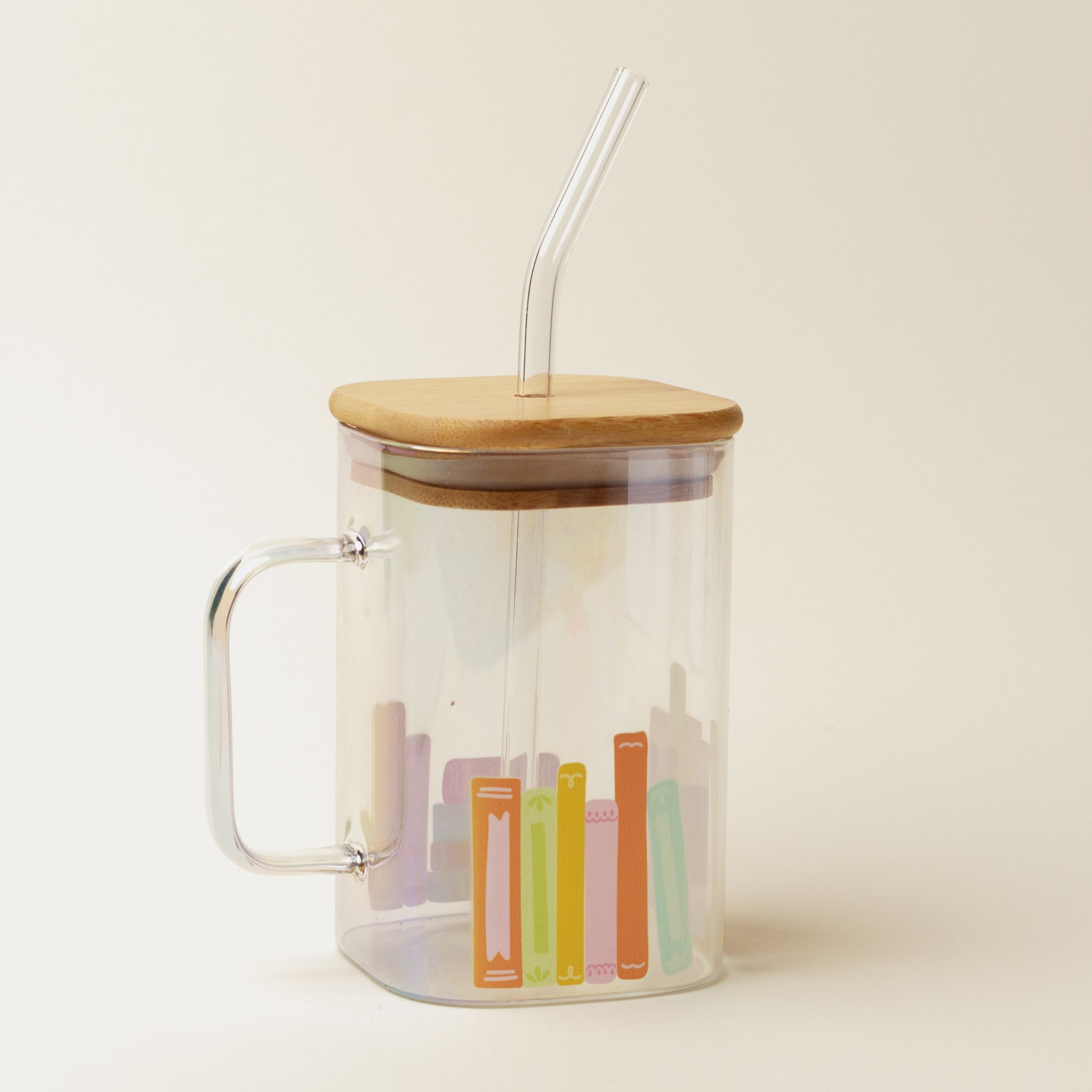 Square Glass Cup - Booktok