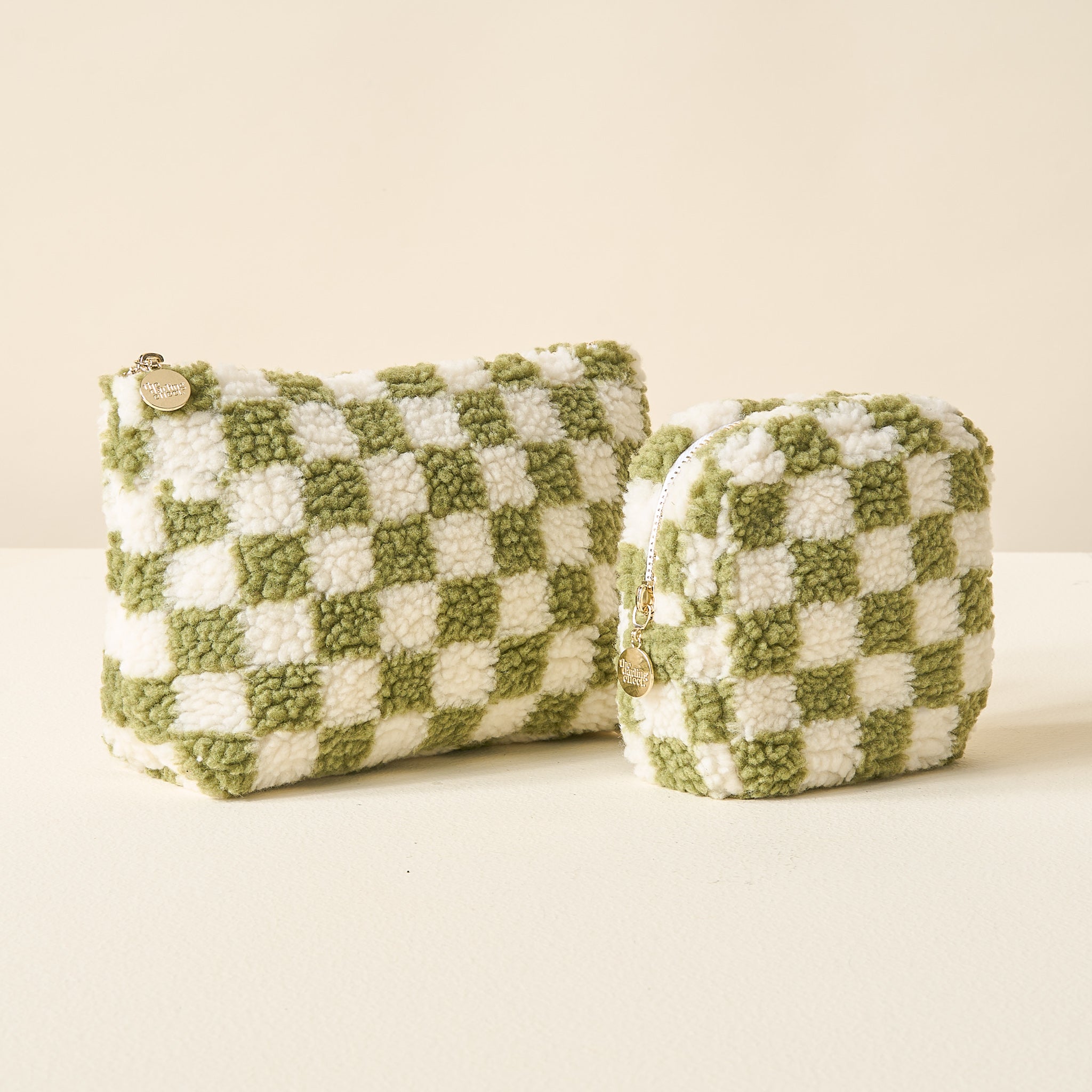 Checker Teddy Pouch