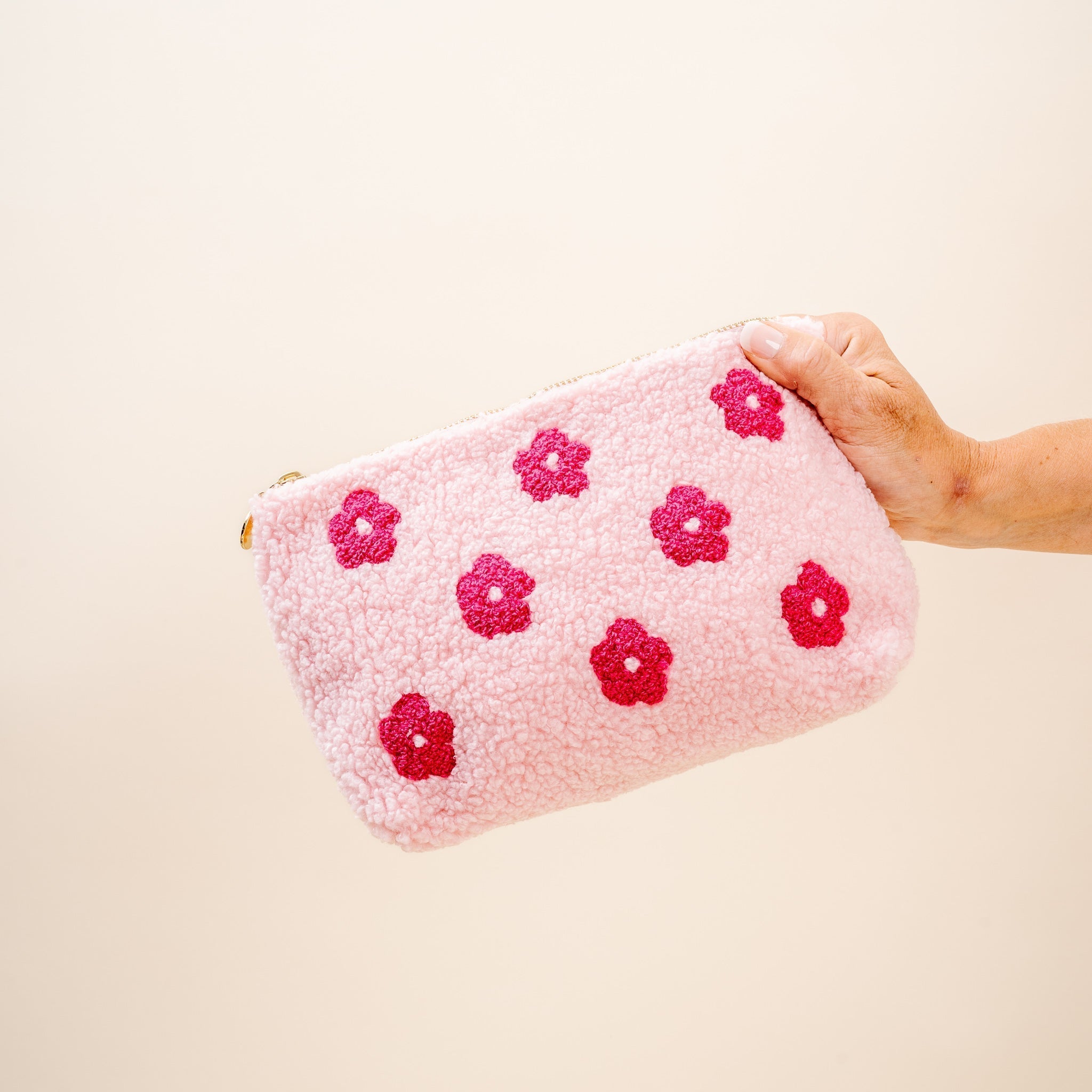 Flower Teddy Pouch