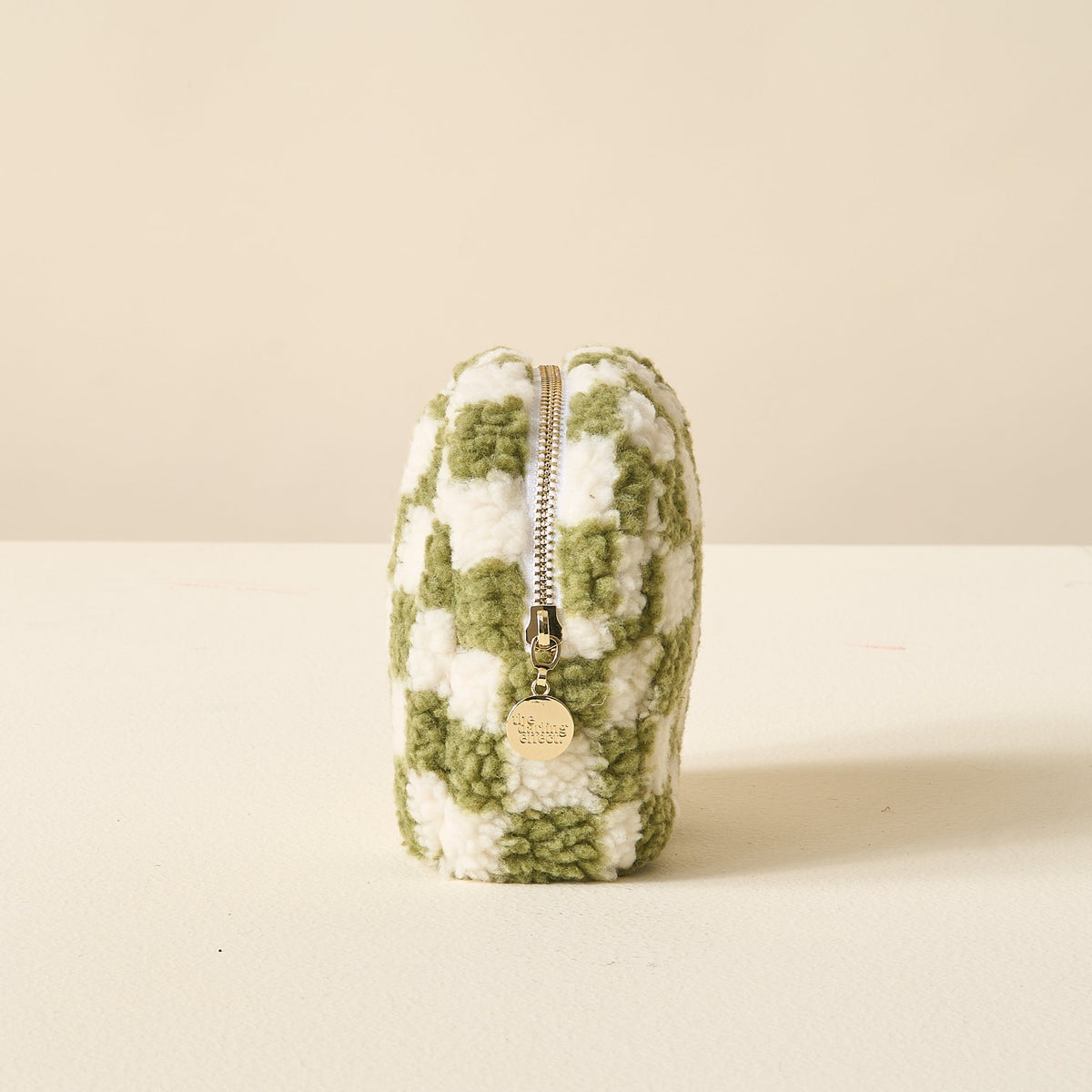 Checker Square Teddy Pouch