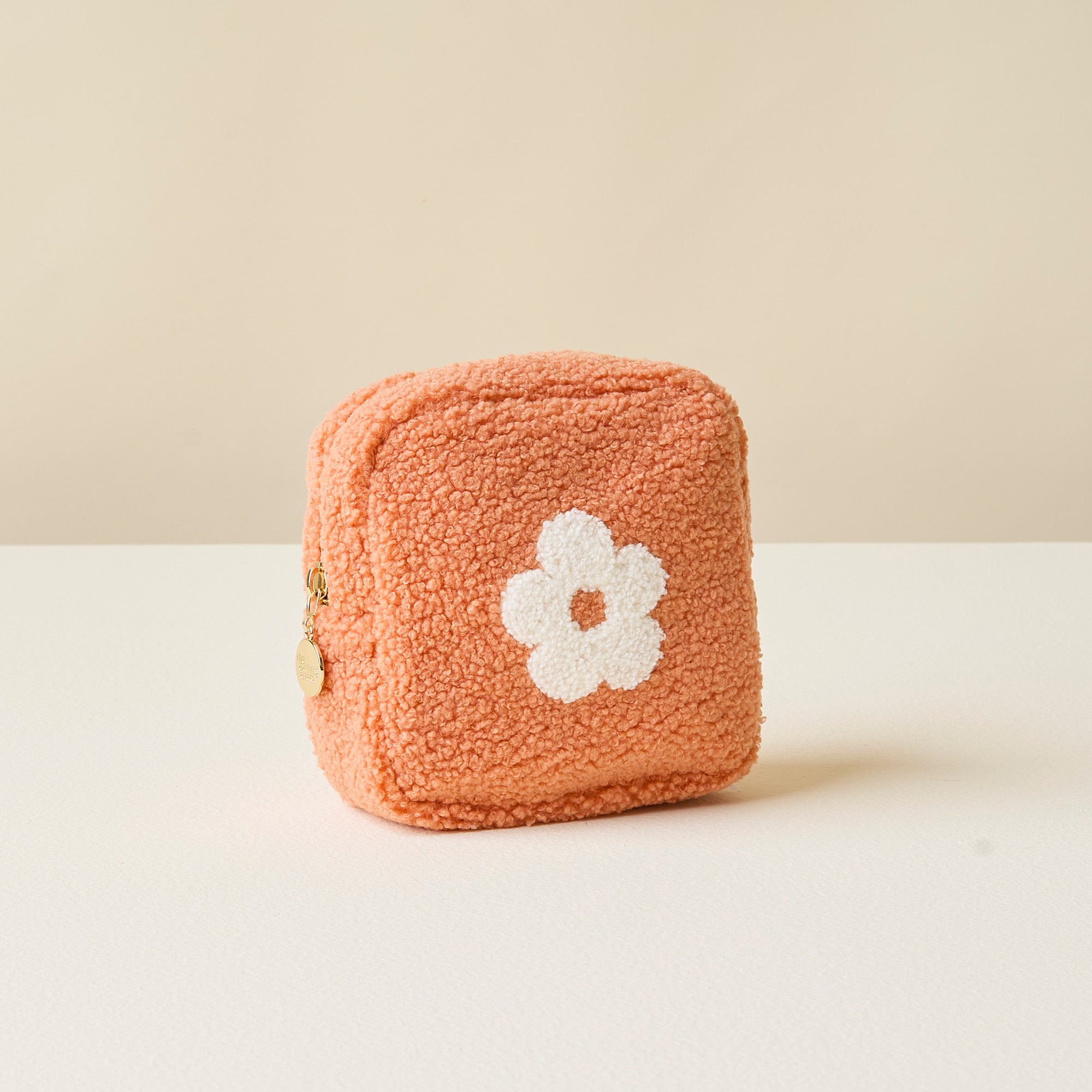 Square Flower Teddy Pouch