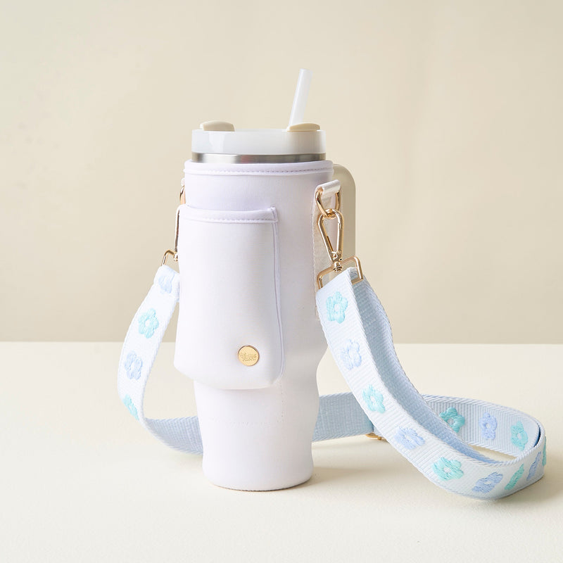 White Tumbler Sling Bag