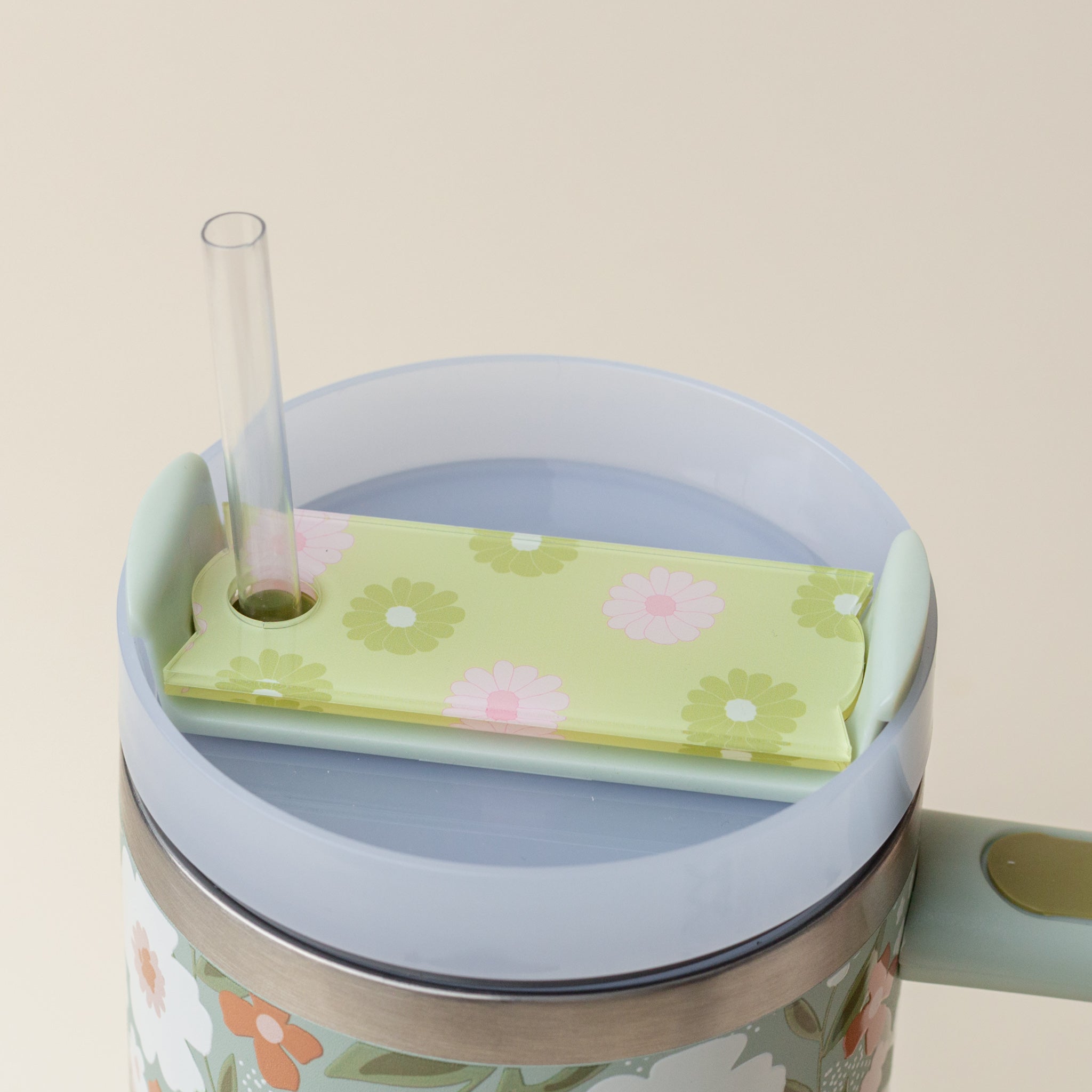 Darling Daisy Tumbler Lid Tag