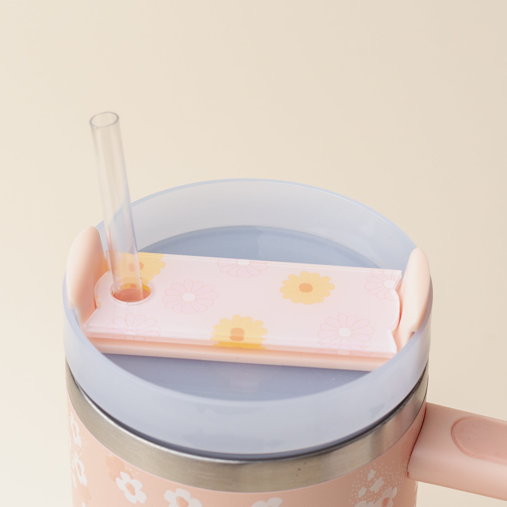 Darling Daisy Tumbler Lid Tag