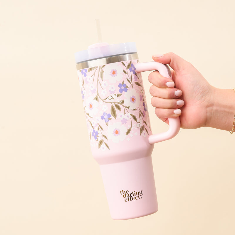 Floral Haven Lilac 40 oz Tumbler