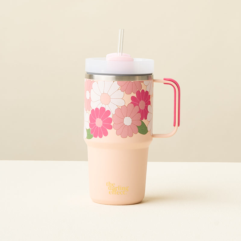 Daisy Craze Hot Pink 20 oz Tumbler