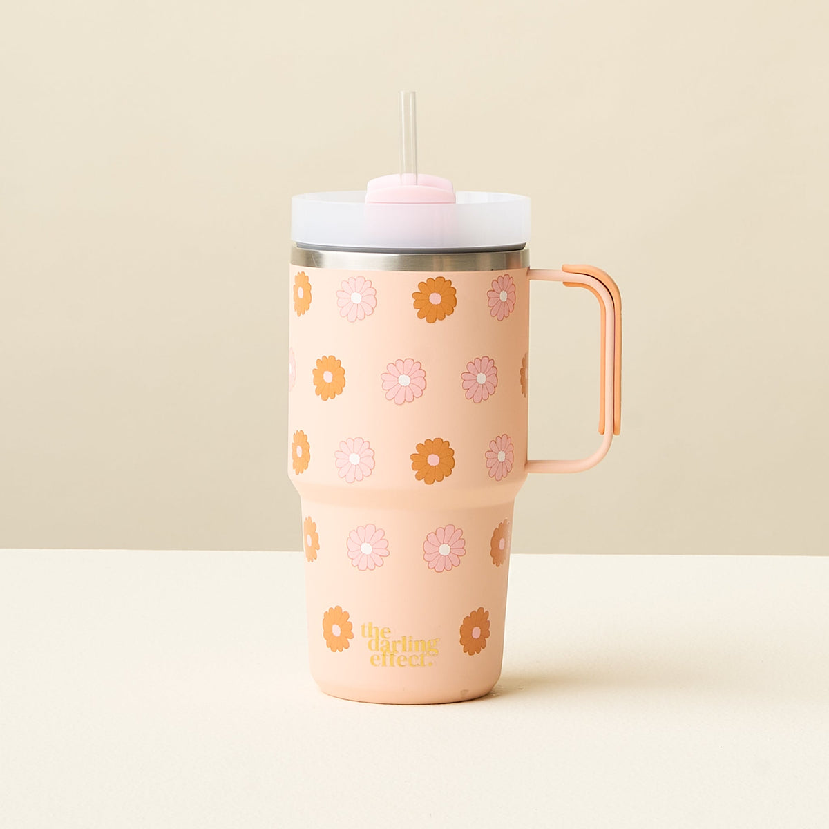 Darling Daisy Peach 20 oz Tumbler