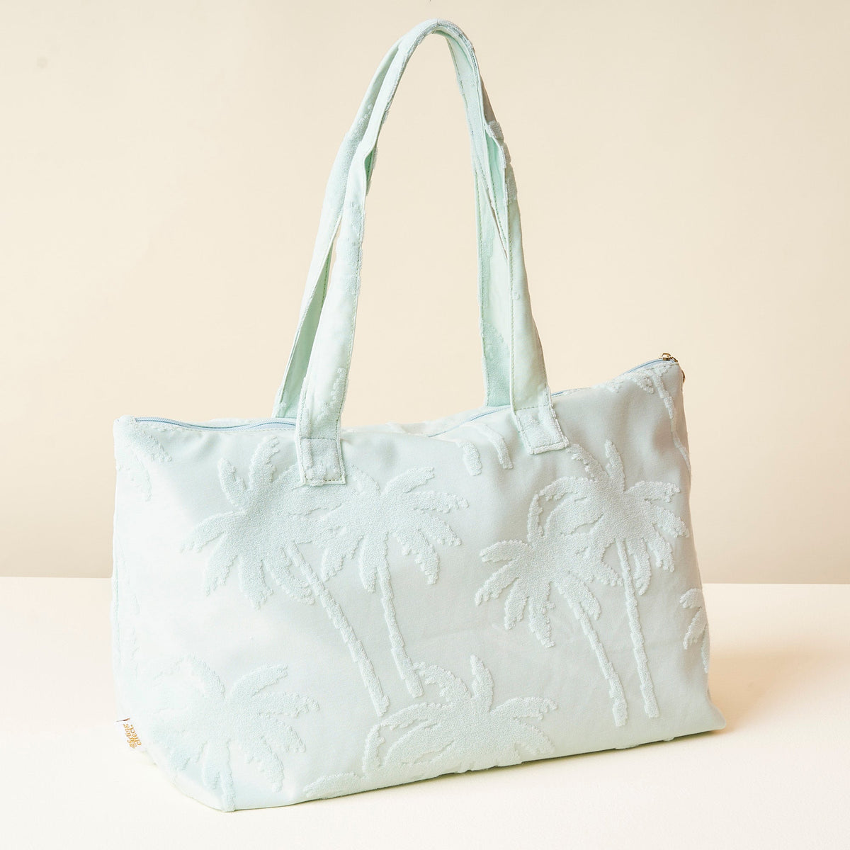 Blush Palm Terry Tote Bag