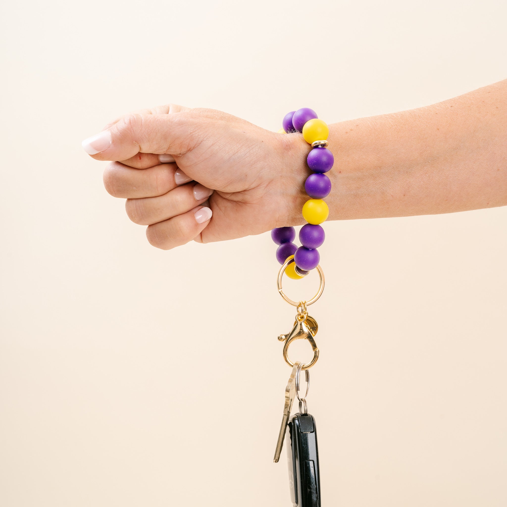 Game Day Hands-Free Keychain Wristlet - 8 Colors Available!