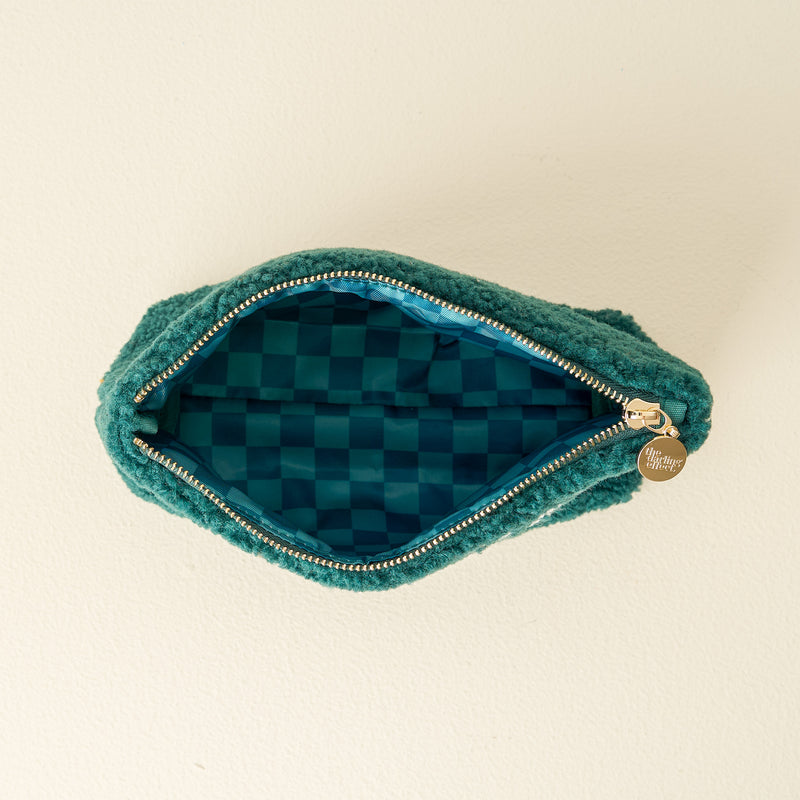 Green Game Day Teddy Pouch