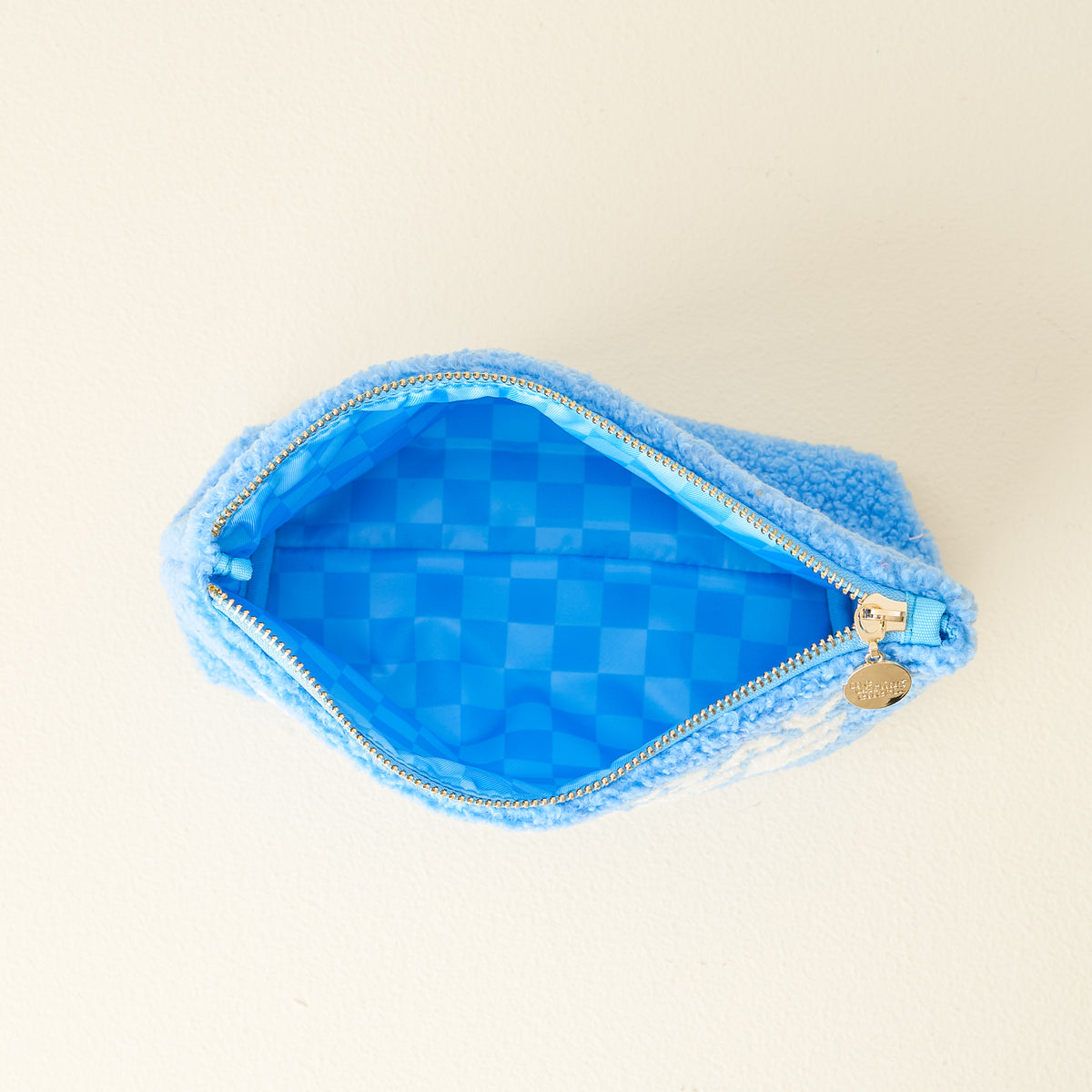 Light Blue Game Day Teddy Pouch