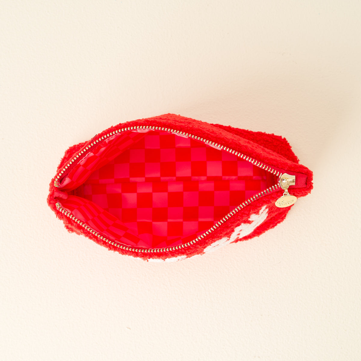 Red Game Day Teddy Pouch