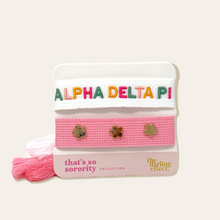 Load image into Gallery viewer, Sorority Woven Bracelet Set - 19 Chapters Available!
