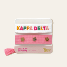 Load image into Gallery viewer, Sorority Woven Bracelet Set - 19 Chapters Available!
