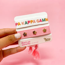 Load image into Gallery viewer, Sorority Woven Bracelet Set - 19 Chapters Available!
