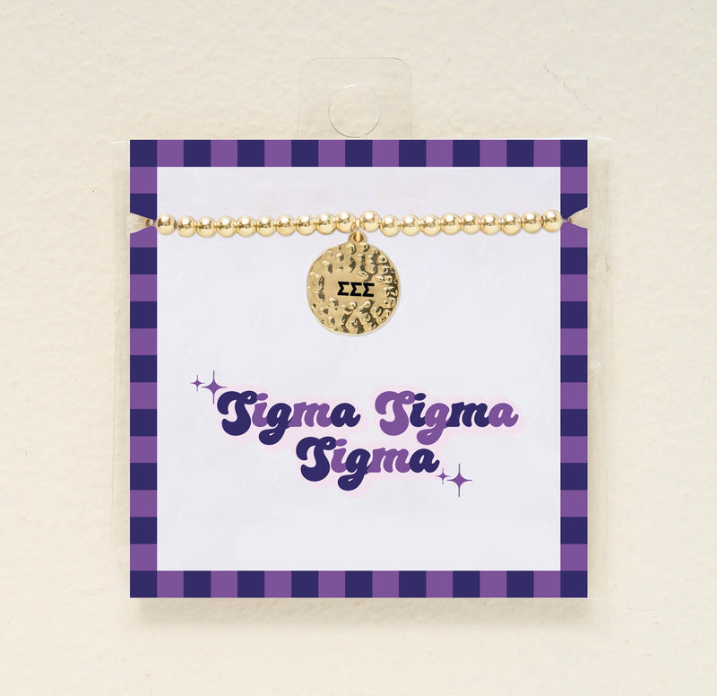 Sorority Charm Bracelet - Gold - 19 Chapters Available!