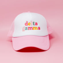 Load image into Gallery viewer, Sorority Embroidered Trucker Hat - 19 Chapters Available!
