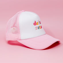 Load image into Gallery viewer, Sorority Embroidered Trucker Hat - 19 Chapters Available!
