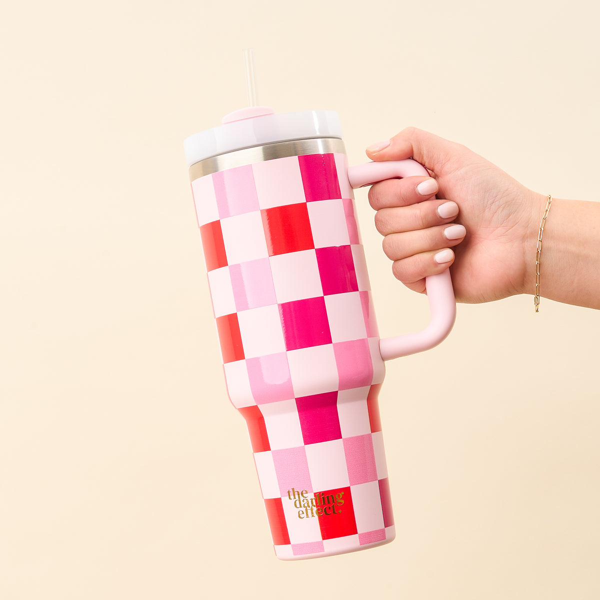 Sweetheart Checker 40 oz Take Me Everywhere Tumbler