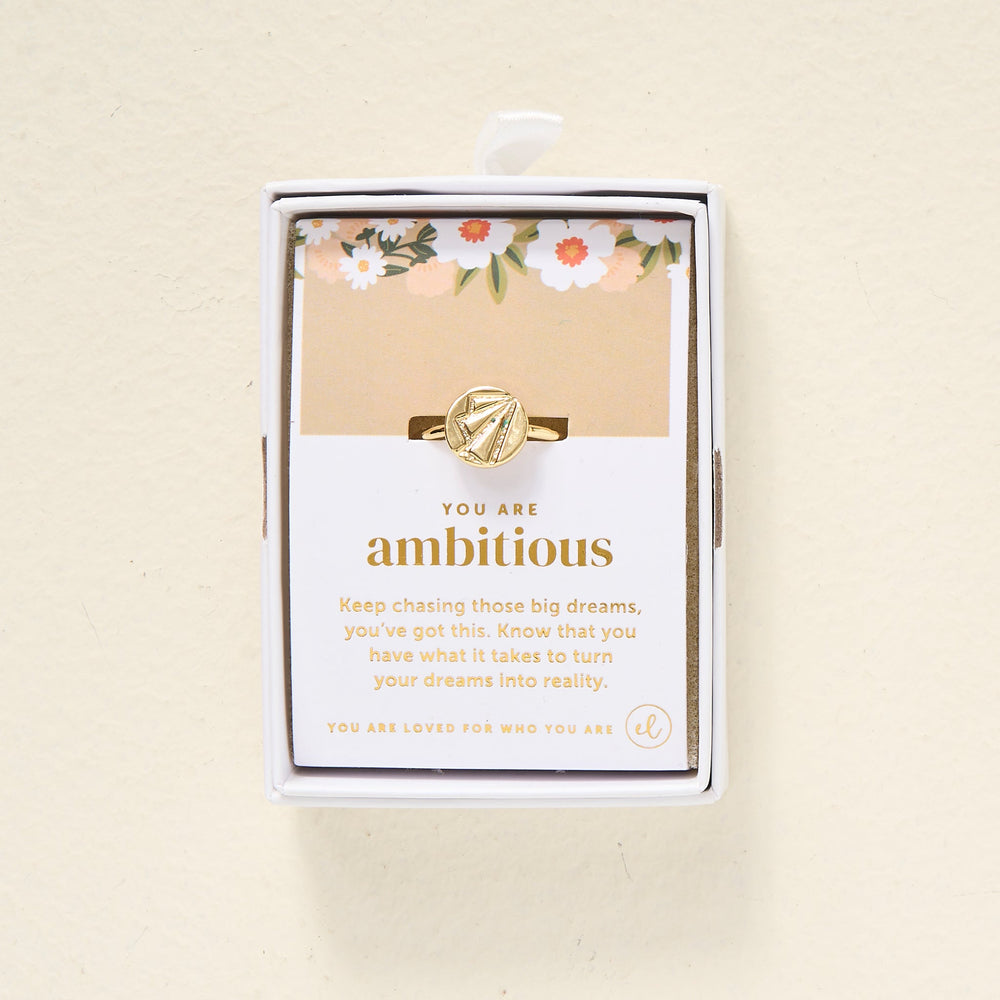 You Are Ambitious Adjustable Ring
