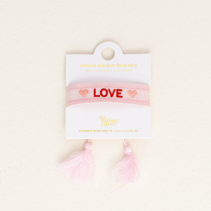 LOVE Woven Bracelet