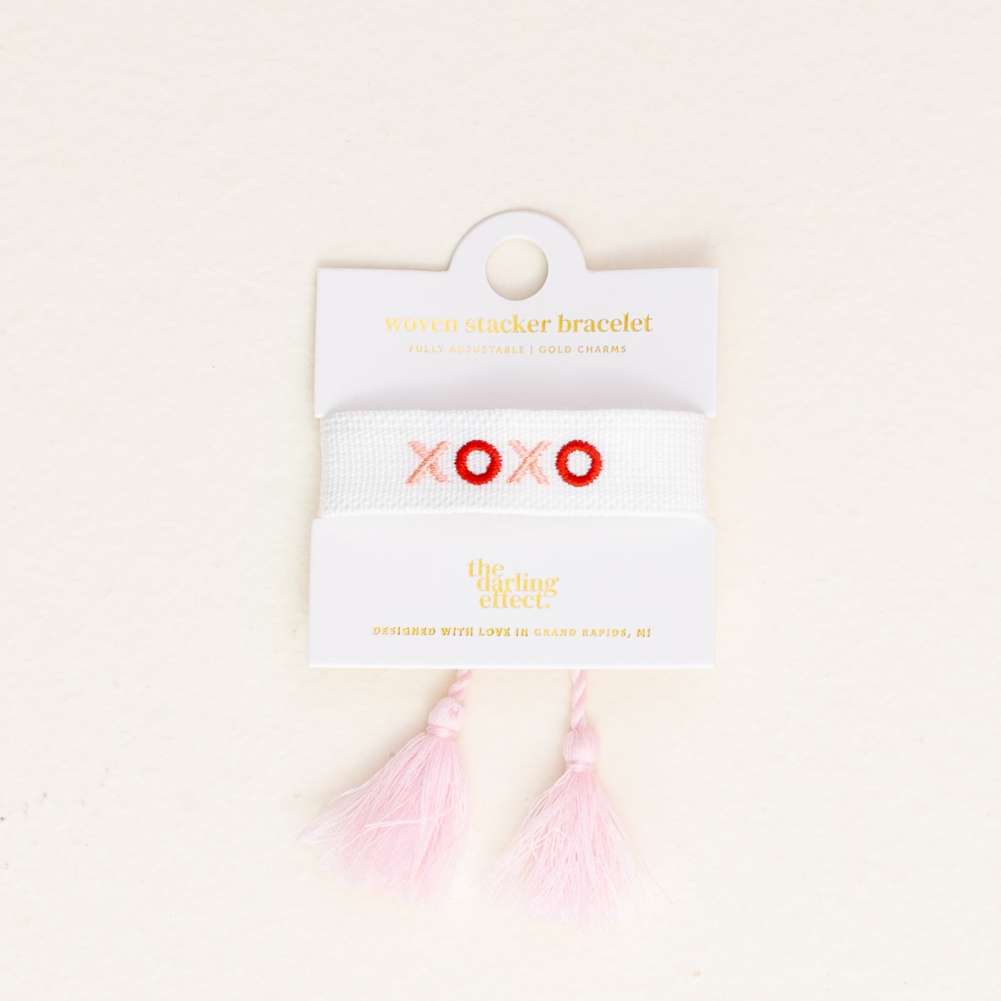 XOXO Woven Bracelet