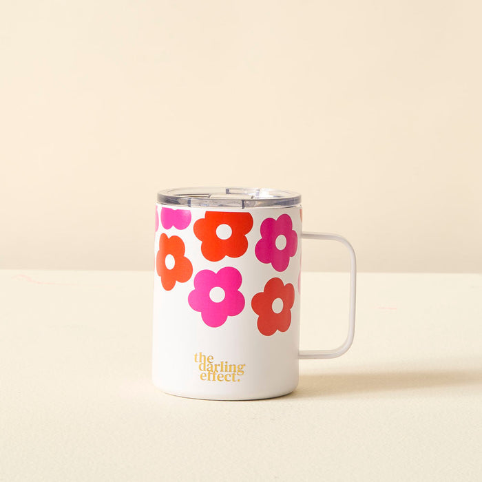 Lovebug Floral Insulated 14 oz Mug