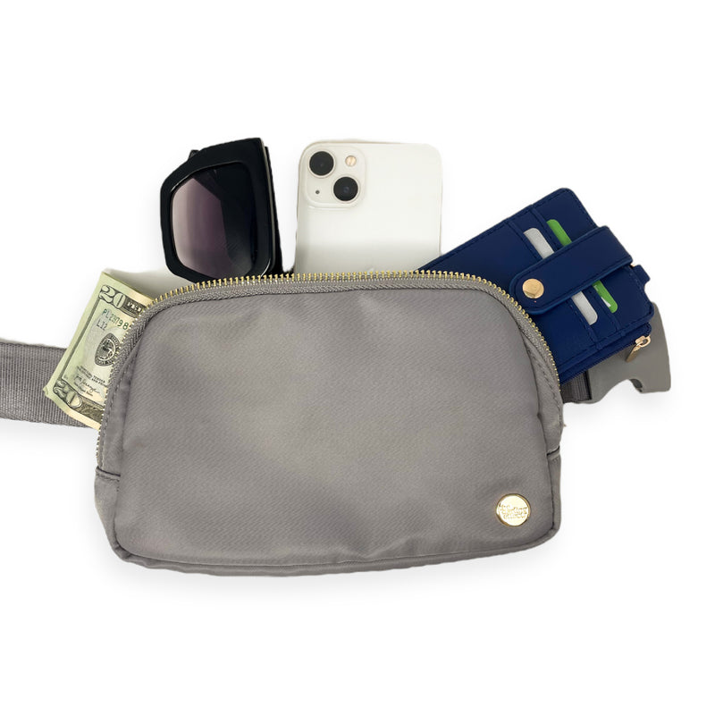 Slate Grey All You Need Belt Bag + Wallet