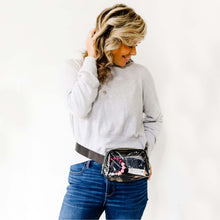 Load image into Gallery viewer, NEW! Clear Stadium All You Need Belt Bag - Midnight Black
