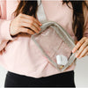 NEW! Clear Stadium All You Need Belt Bag - Natural Beige