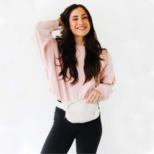 Load image into Gallery viewer, COZY All You Need Belt Bags - Blush, Cream, and Gray
