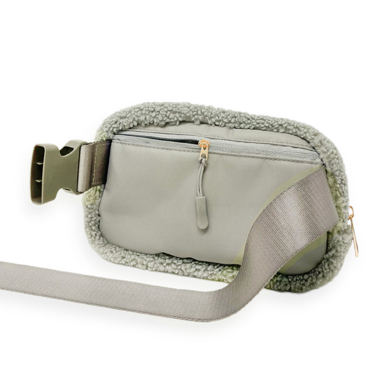 Cozy Grey All You Need Belt Bag