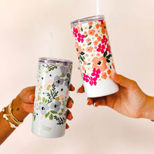 Load image into Gallery viewer, 12oz Skinny Tumbler - Lively Flora
